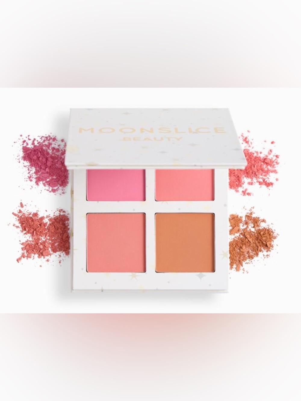 4-Shade Pink & Peach Blush Palette